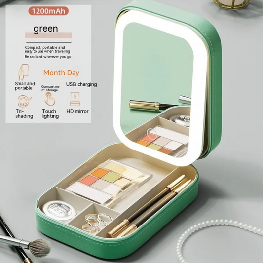 Makeup Storage Box With LED Light